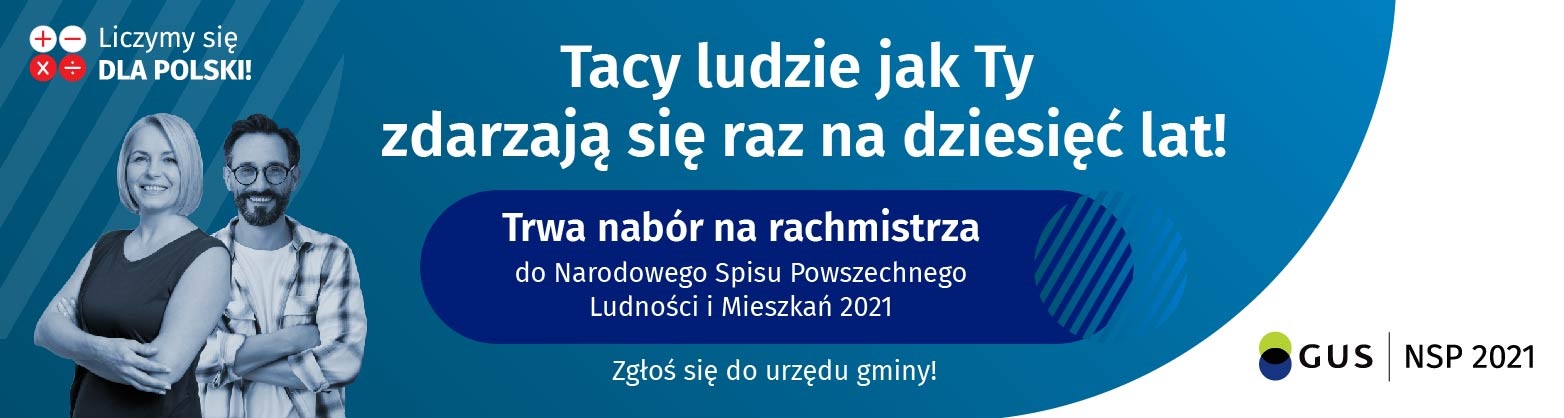 Narodowy Spis Powszechny 2021 - nabór kandydatów na rachmistrzów  