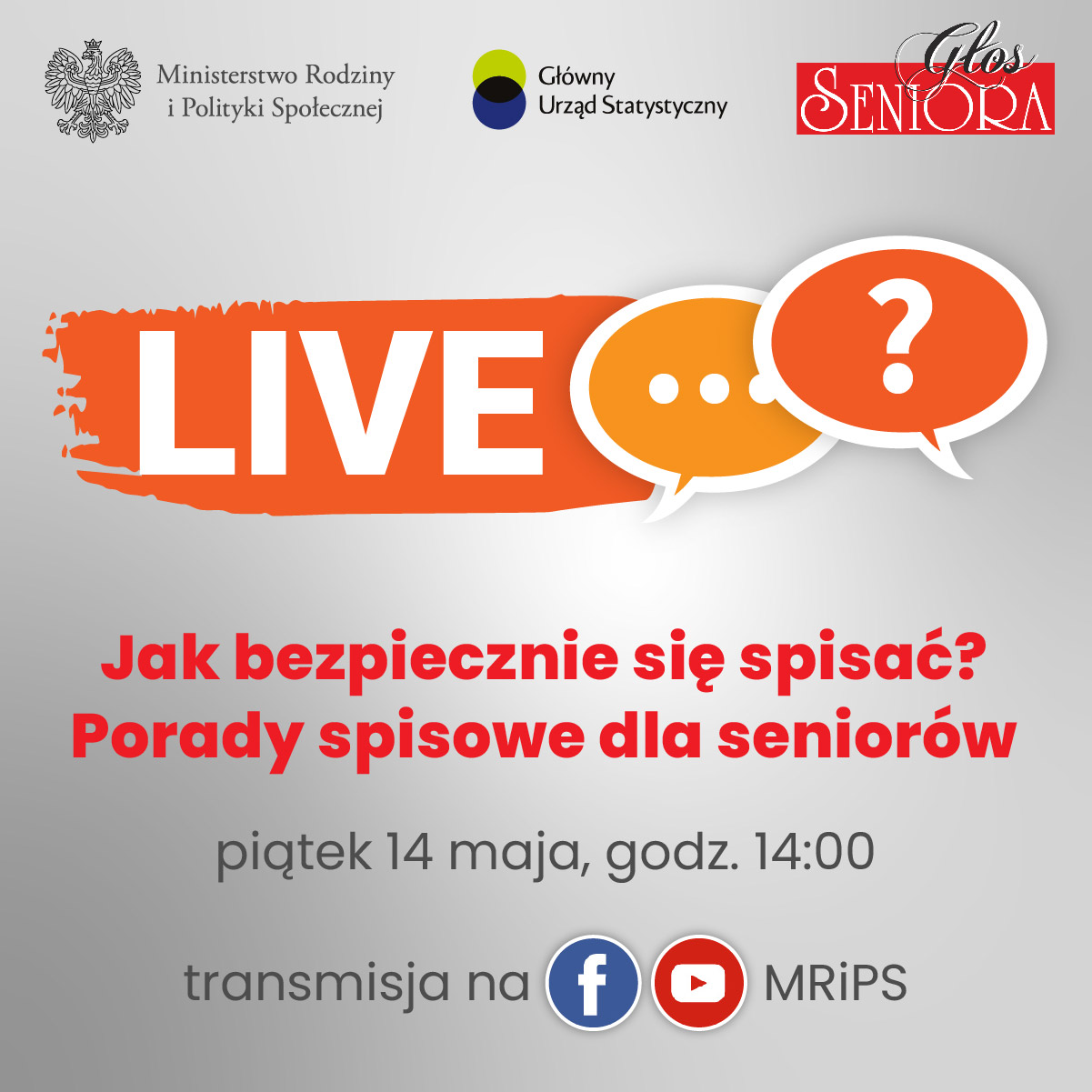 Jak bezpiecznie się spisać? Porady Spisowe dla Seniorów. 